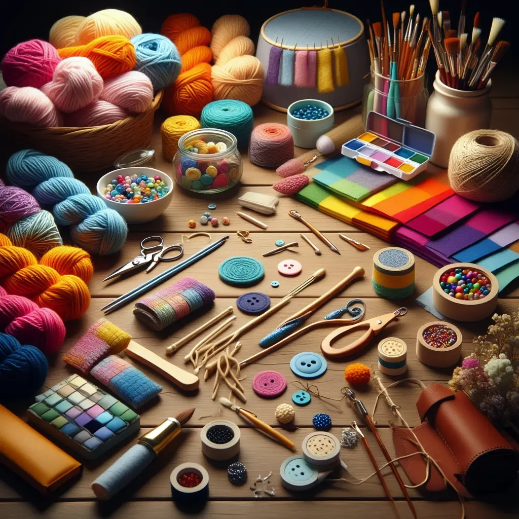 Käsityöpajojen materiaalit ja tarvikkeet